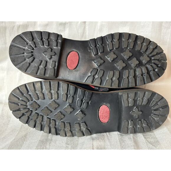 Marithe + Francois Girbaud Boots Black Red Stitch sz 43 MARITHE FRANCOIS GIRBAUD - Picture 15 of 15